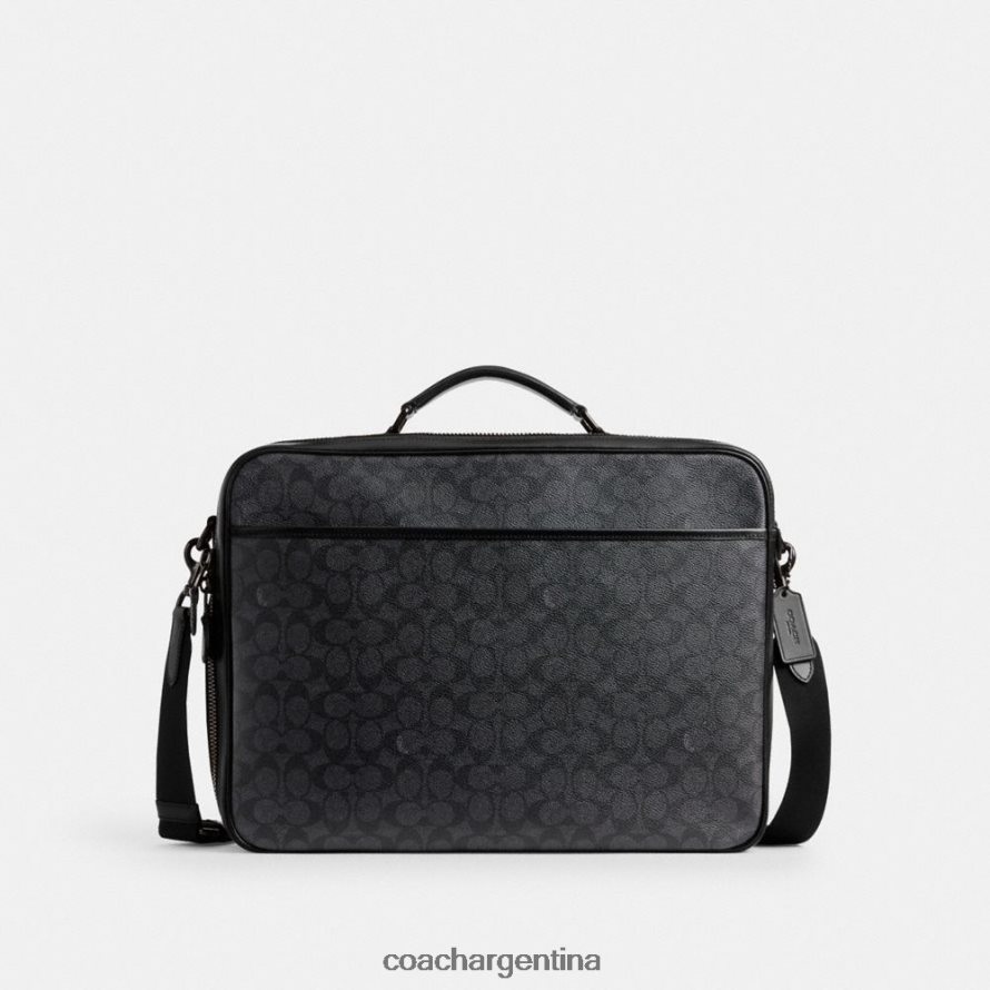 Coach hombres Calzoncillo convertible Gotham en lona exclusiva carbón L82882617