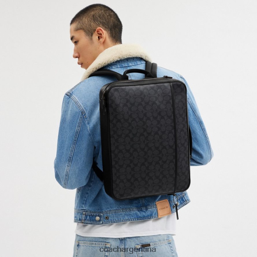 Coach hombres Calzoncillo convertible Gotham en lona exclusiva carbón L82882617