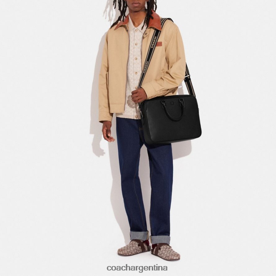 Coach hombres Calzoncillos Gotham con interior de lona exclusivo. negro L82882622