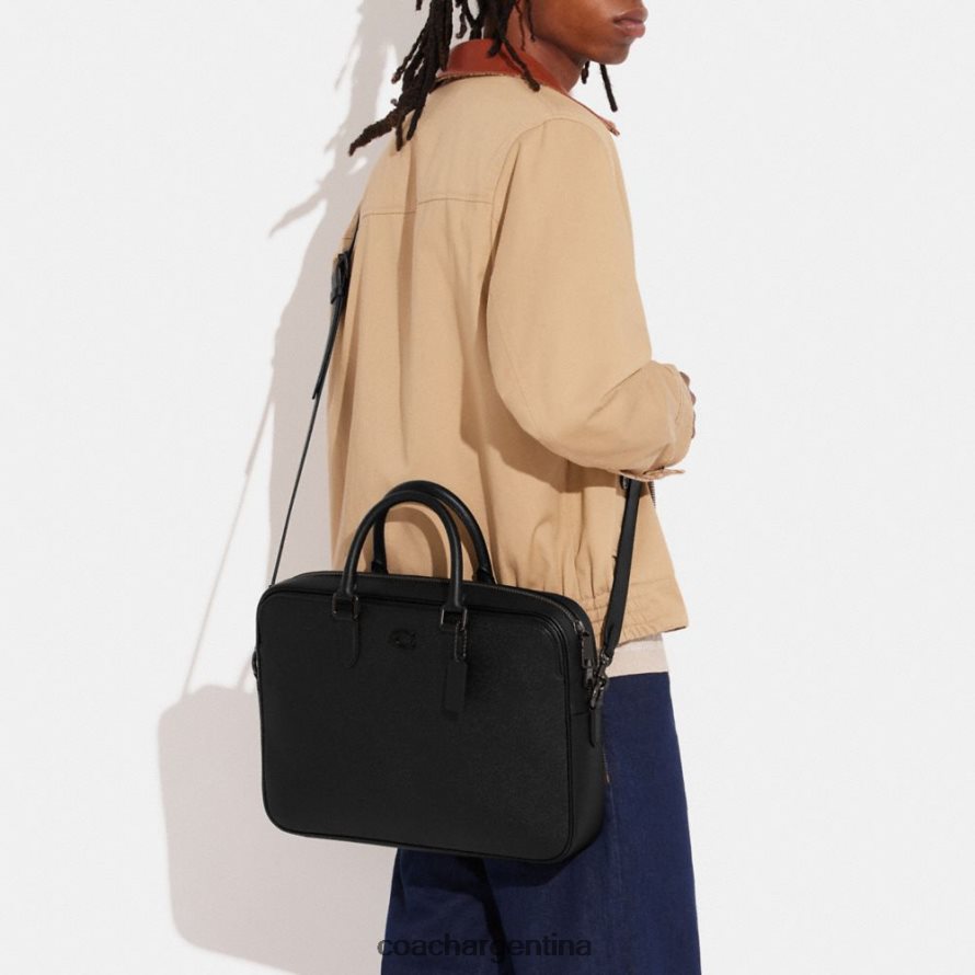 Coach hombres Calzoncillos Gotham con interior de lona exclusivo. negro L82882622