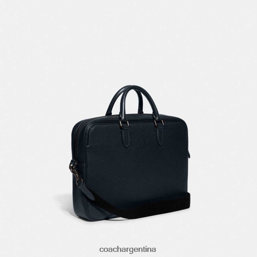 Coach hombres breve de gotham azul marino de medianoche L82882625
