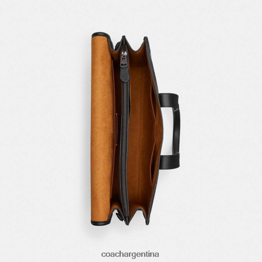 Coach hombres portafolios de Gotham con estampado de caballos y carruajes trufa L82882619