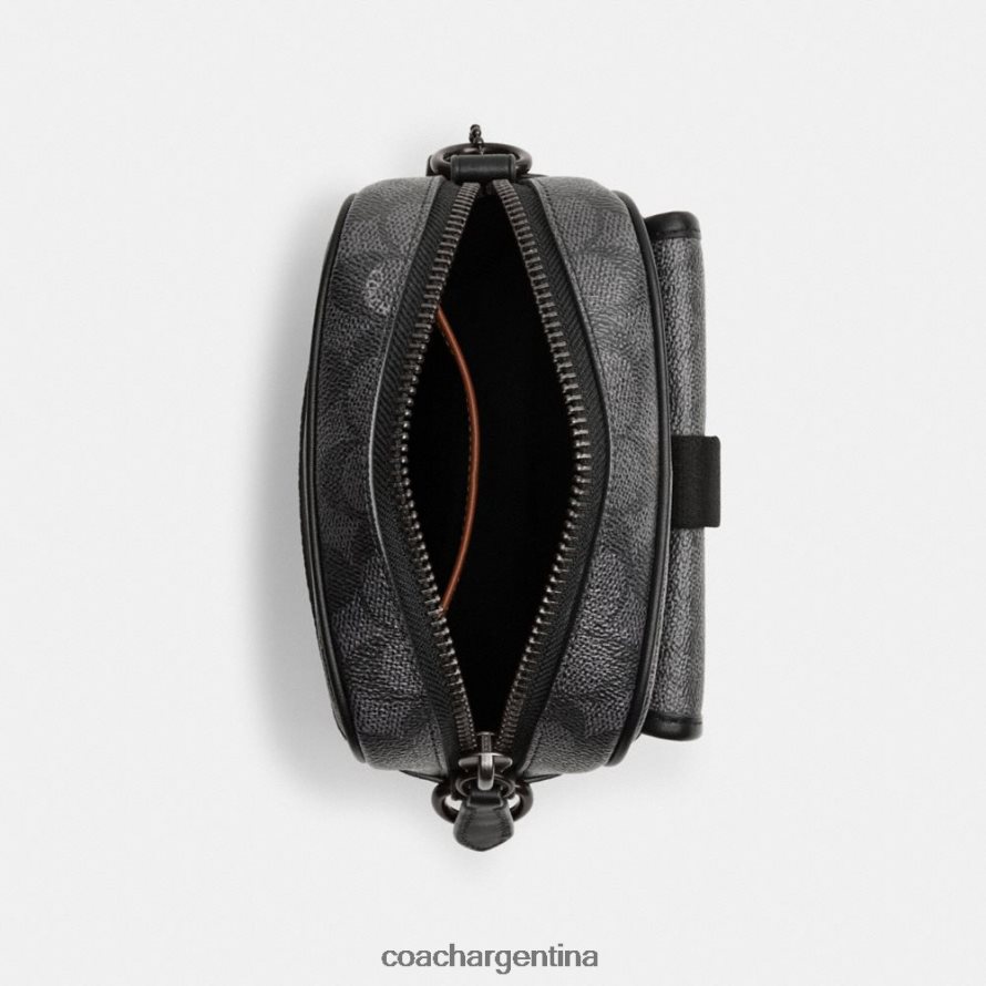 Coach hombres bandolera Beck en lona de firma carbón L82882672