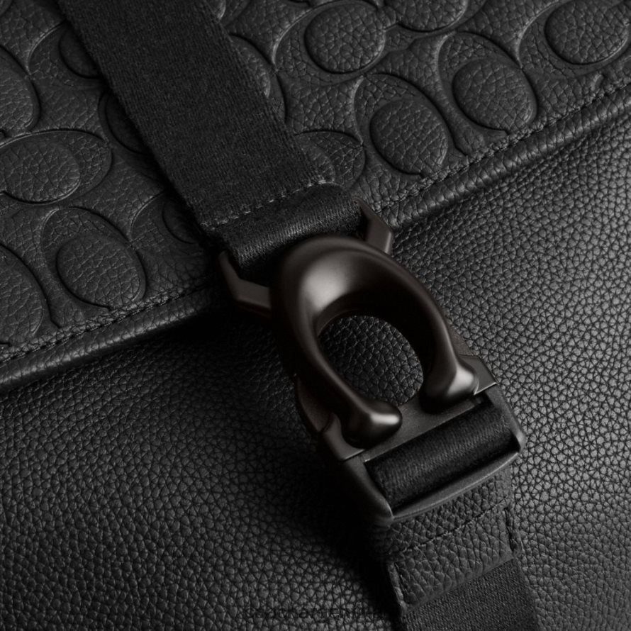 Coach hombres bandolera beck en piel de firma negro L82882651