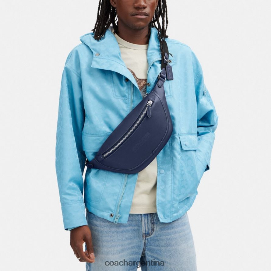 Coach hombres riñonera de la liga azul profundo L82882671