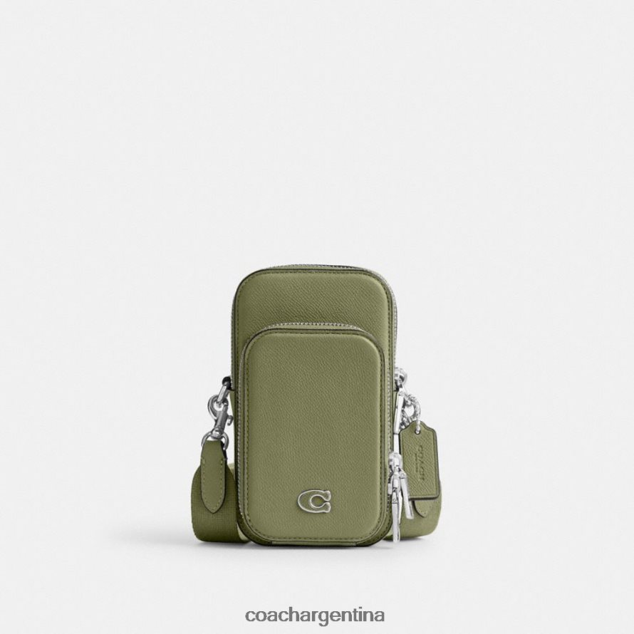 Coach hombres teléfono cruzado musgo L82882650