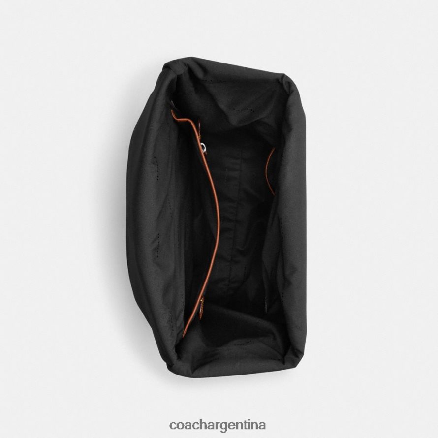 Coach hombres mochila con parte superior enrollable beck negro L82882686