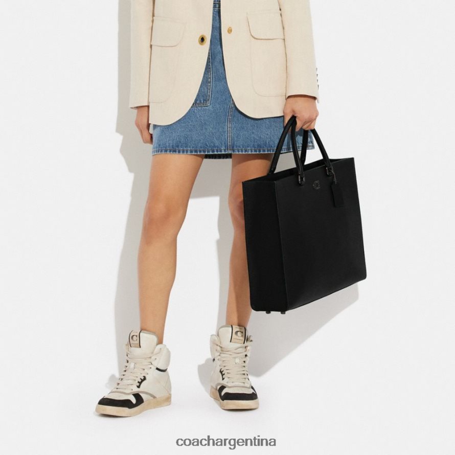 Coach hombres bolso tote 40 con interior de lona exclusivo negro L82882638