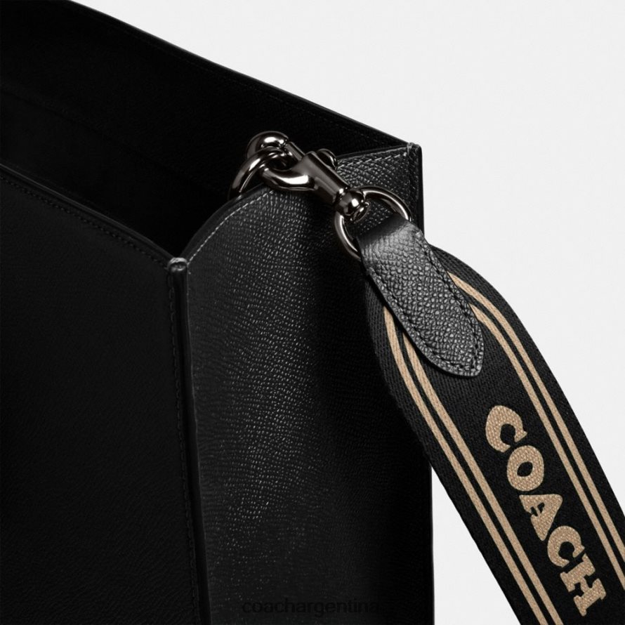 Coach hombres bolso tote 40 con interior de lona exclusivo negro L82882638