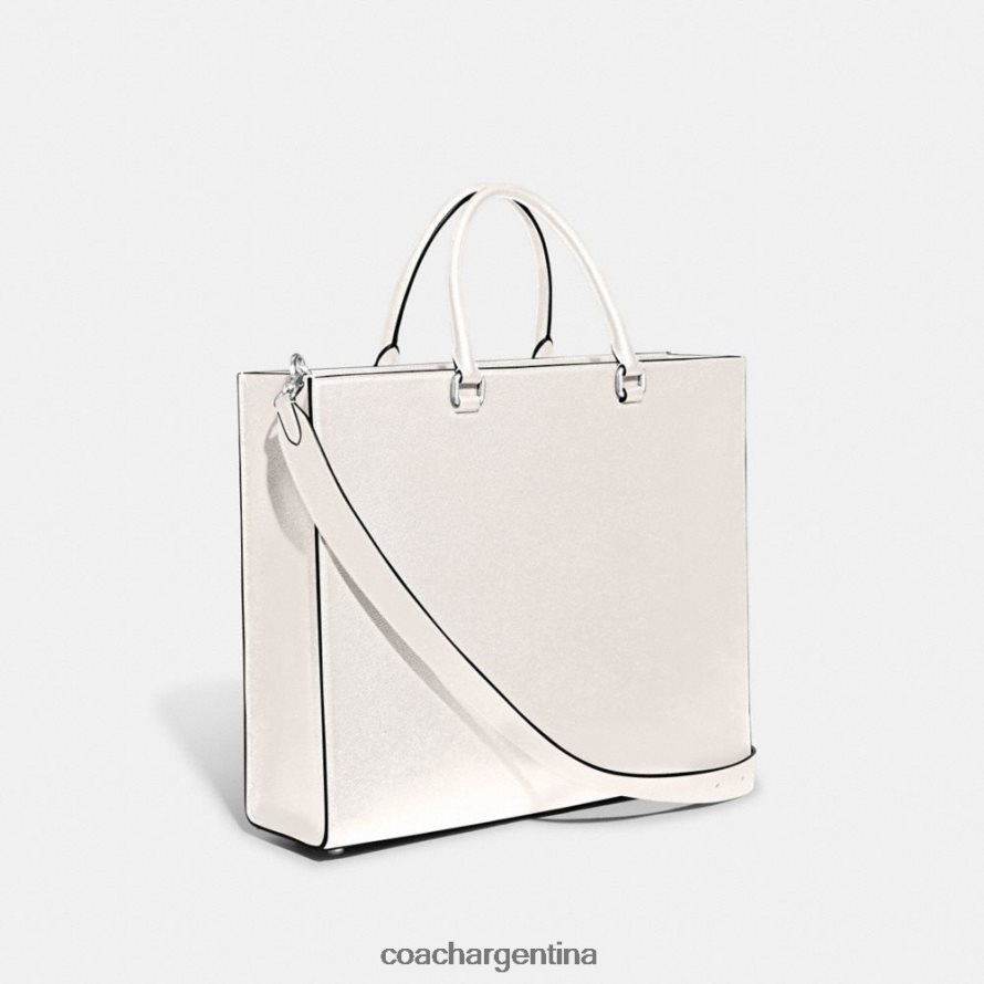 Coach hombres bolso tote 40 con interior de lona exclusivo tiza L82882641