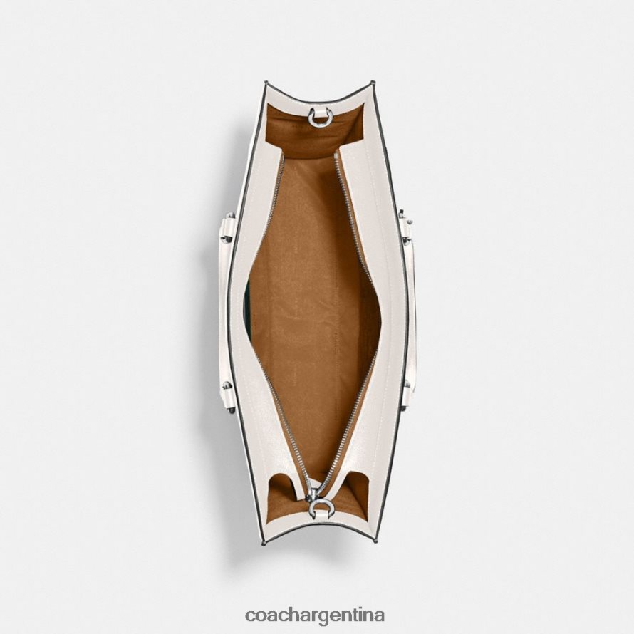 Coach hombres bolso tote 40 con interior de lona exclusivo tiza L82882641