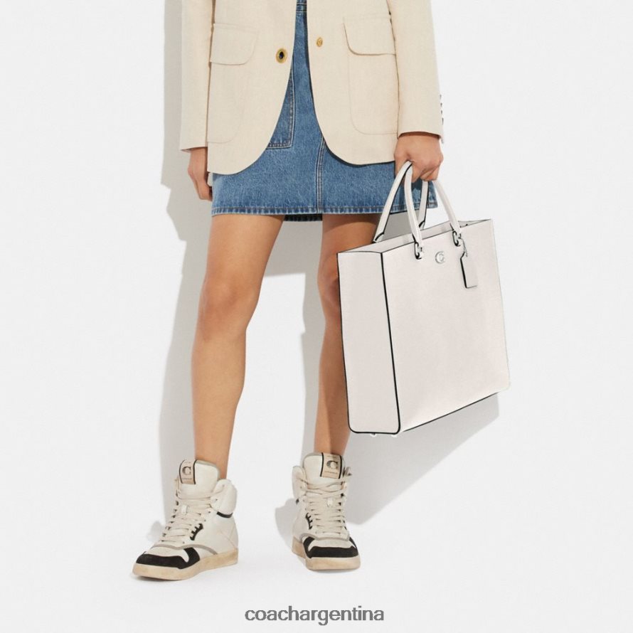 Coach hombres bolso tote 40 con interior de lona exclusivo tiza L82882641