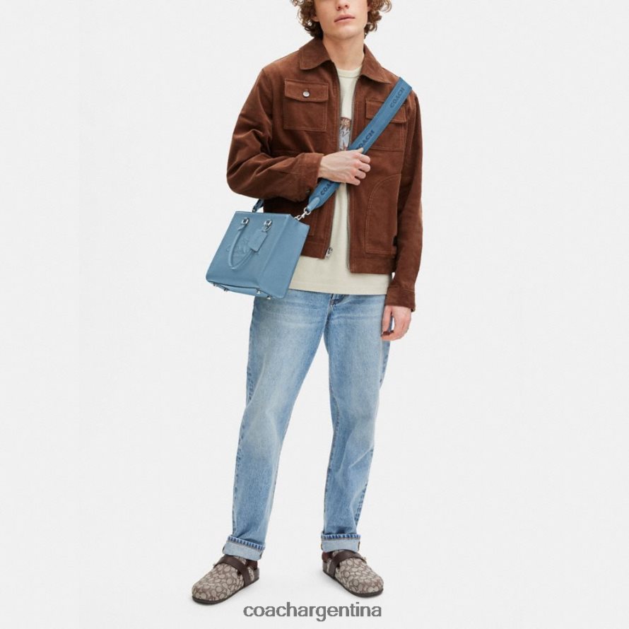 Coach hombres bolso tote con lona de firma piscina L82882639