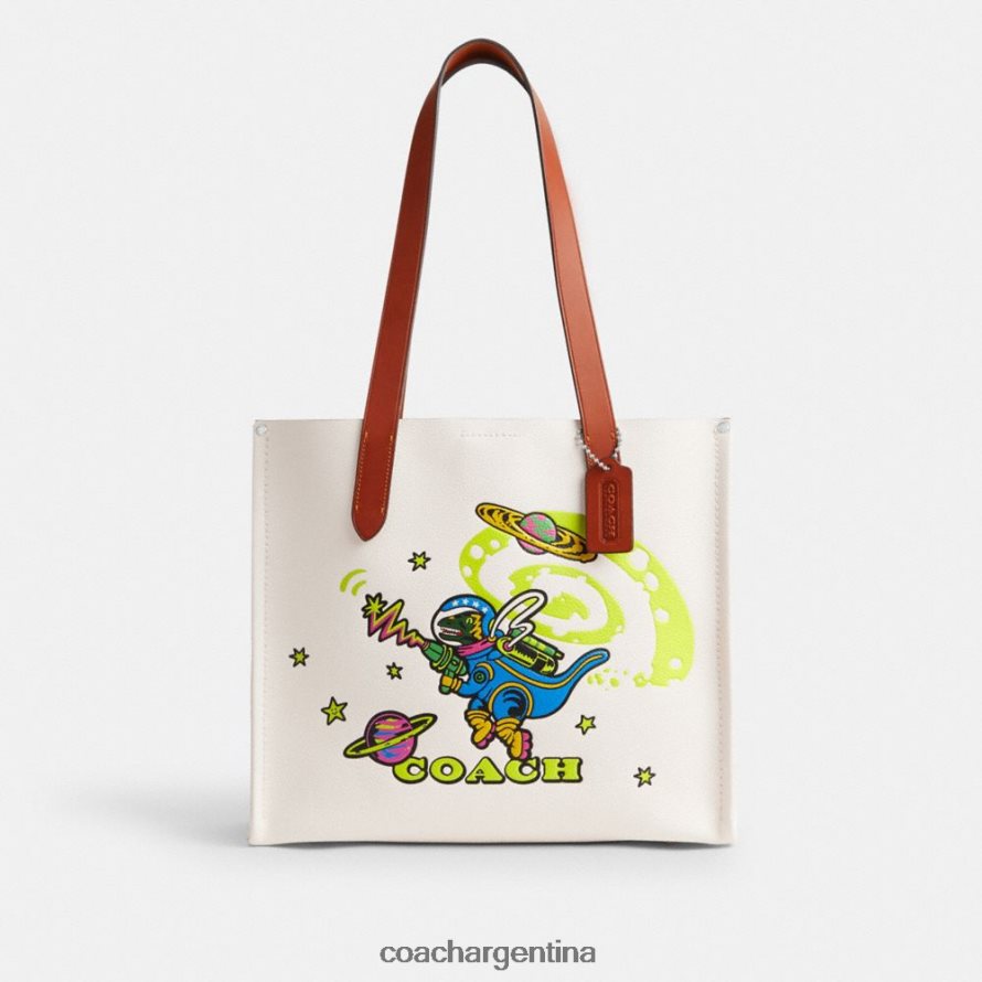 Coach hombres bolso tote cosmic coach Relay 34 con rexy tiza múltiple L82882633