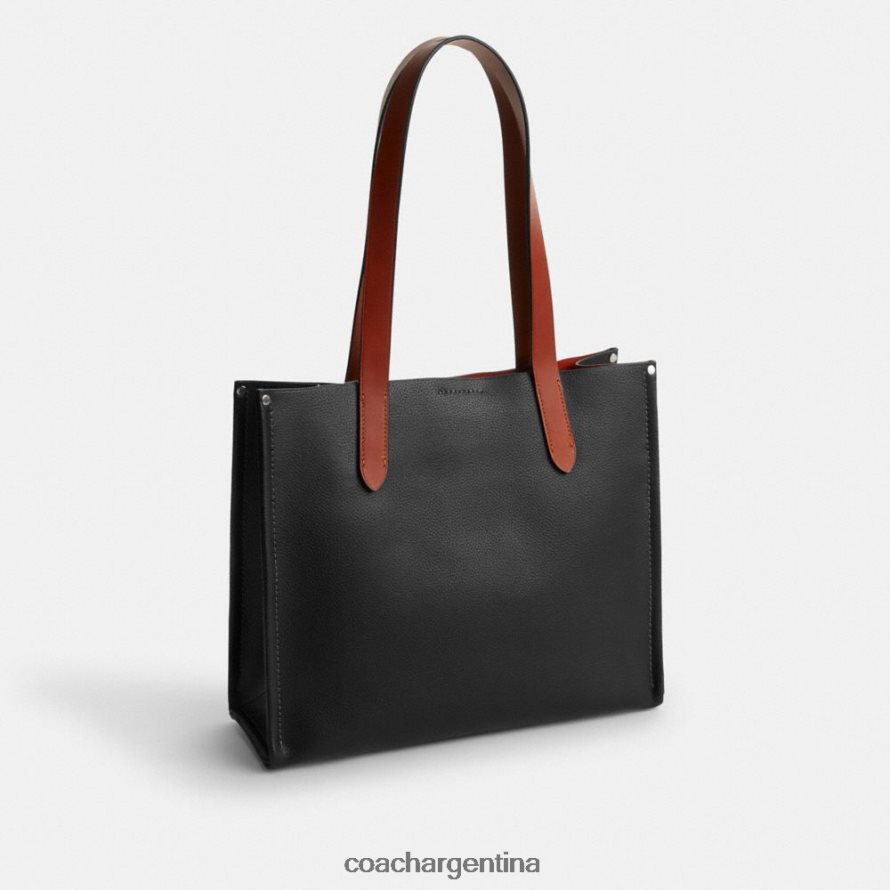 Coach hombres cosmic coach relé tote 34 con robot negro múltiple. L82882632