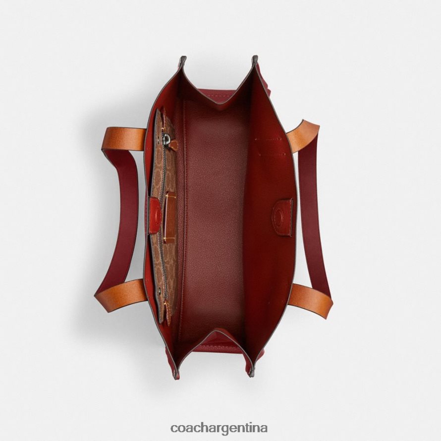 Coach hombres totalizador del relevo 34 rojo rubí L82882627