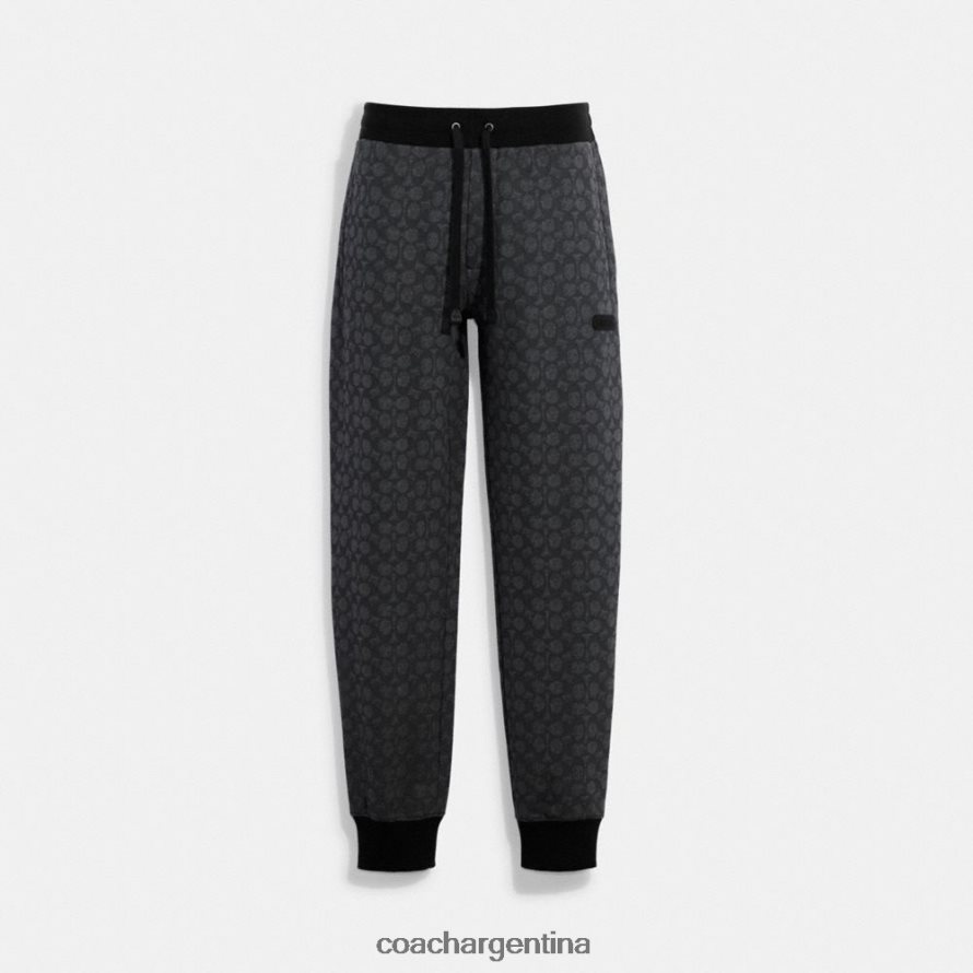 Coach hombres joggers esenciales con firma firma de carboncillo L82882793
