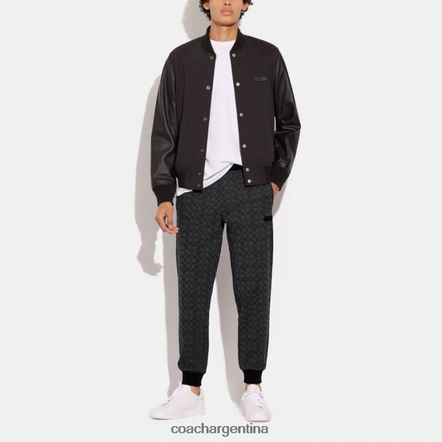 Coach hombres joggers esenciales con firma firma de carboncillo L82882793