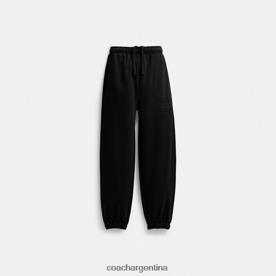 Coach hombres joggers sólidos esenciales negro L82882786