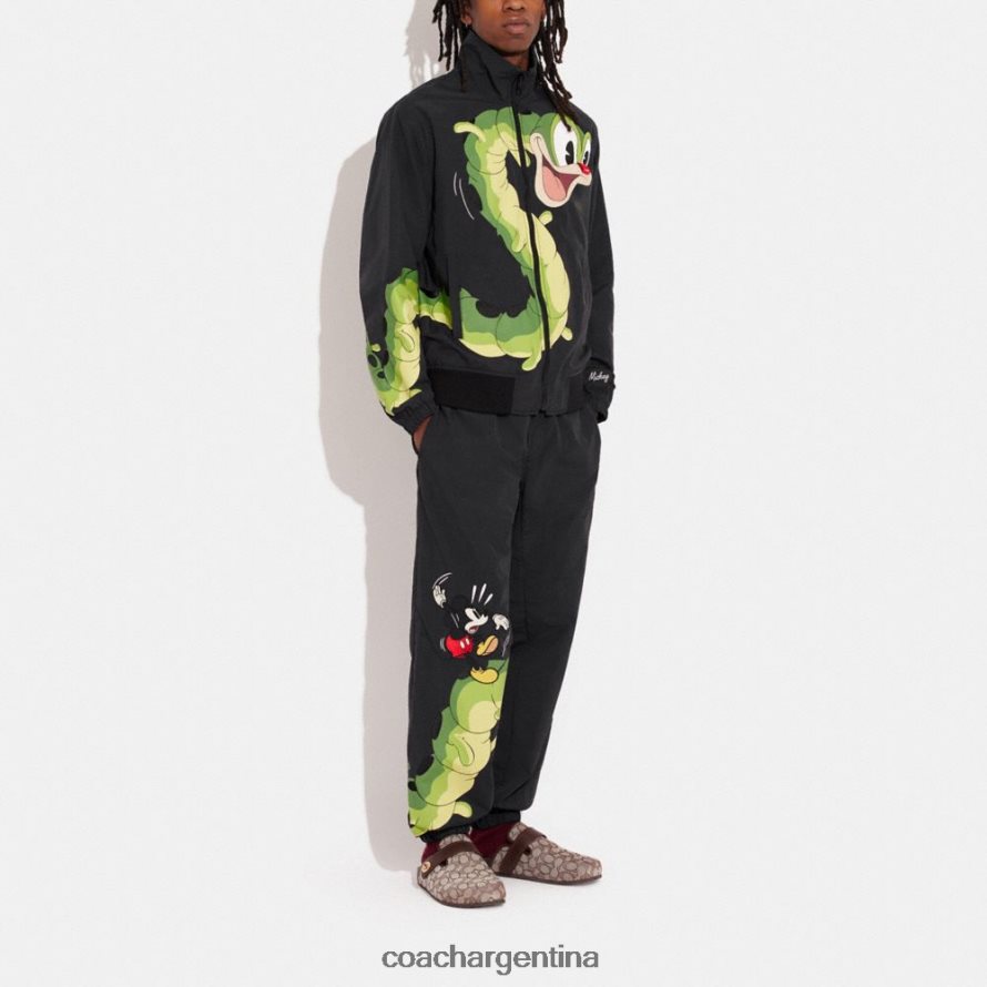 Coach hombres pantalones de chándal disney x coach negro múltiple. L82882790