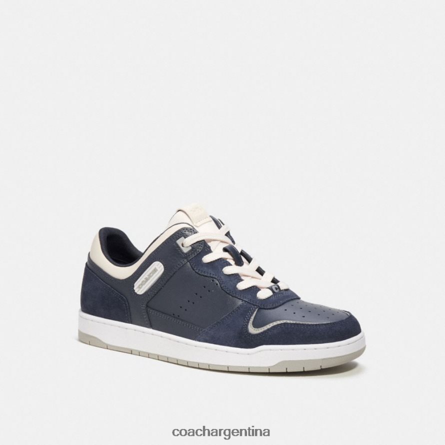 Coach hombres zapatilla c201 azul marino de medianoche L82882739