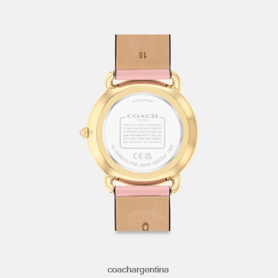 Coach mujer Reloj Elliot con motivo de dragón, 36 mm. rubor L82882542