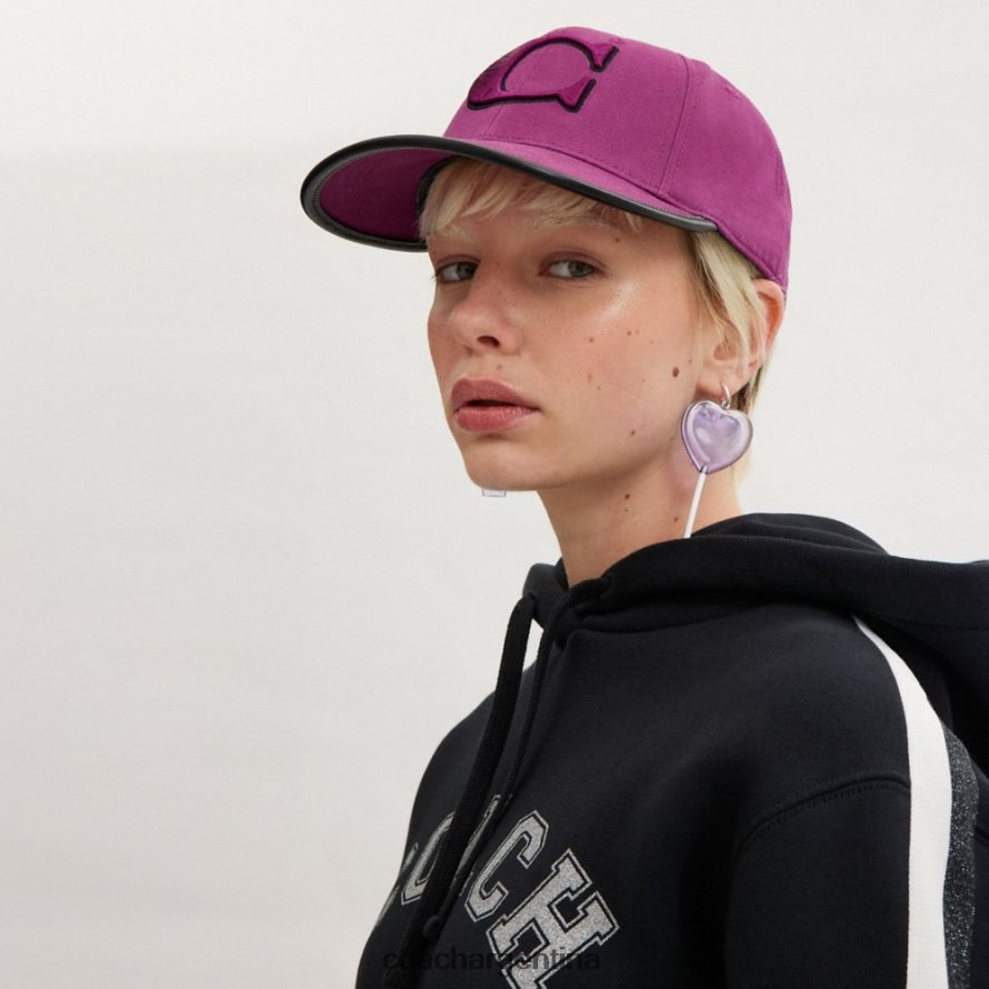 Coach mujer gorra de béisbol ciruela profunda L82882560