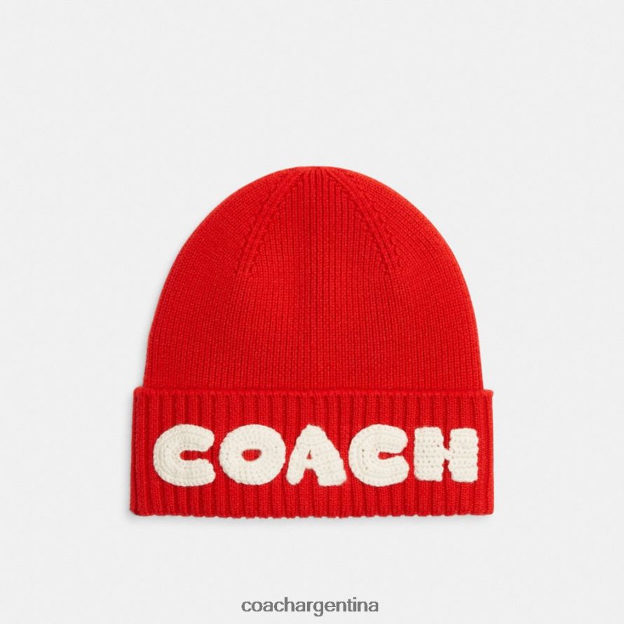 Coach mujer gorro en caja deporte rojo L82882562