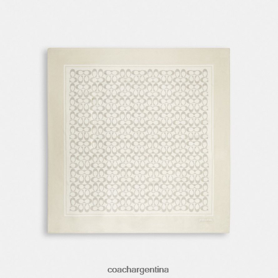 Coach mujer pañuelo cuadrado de seda con estampado vintage vapor L82882585