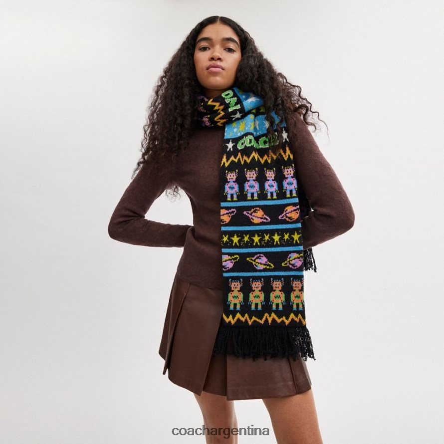 Coach mujer silenciador con estampado cósmico negro multicolor L82882550