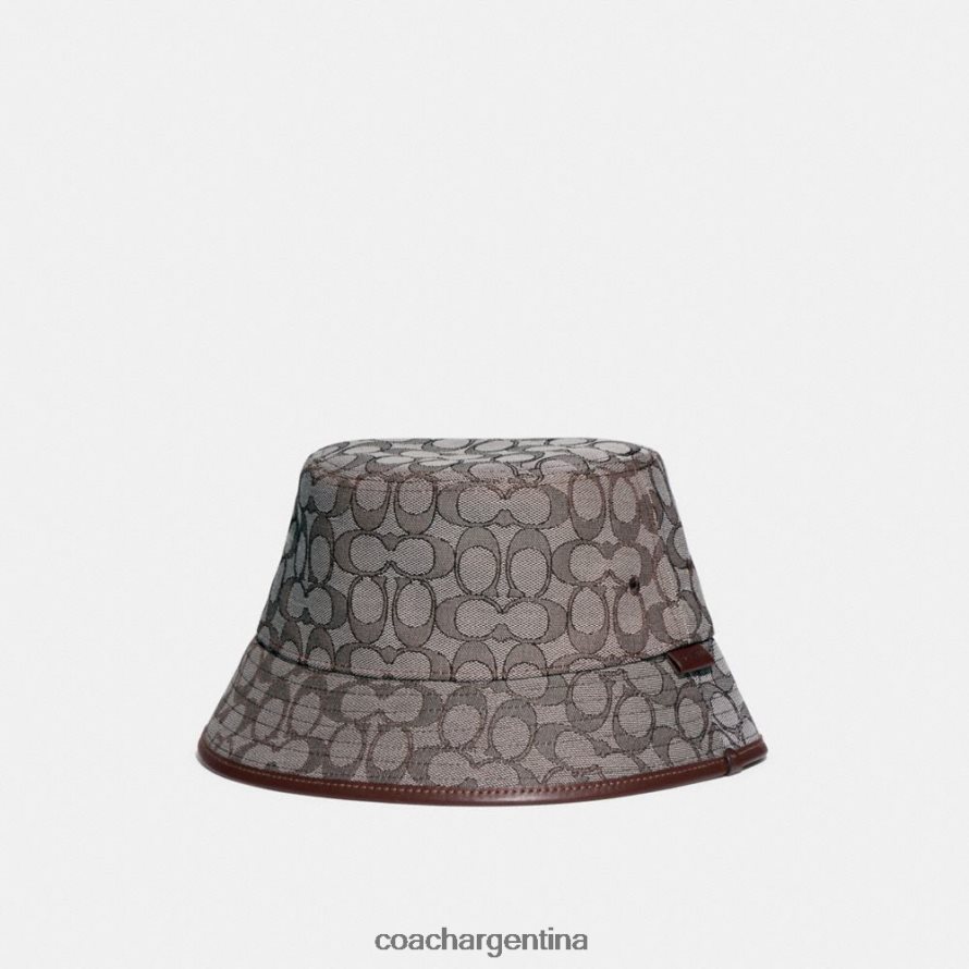 Coach mujer sombrero de pescador en jacquard característico roble L82882602