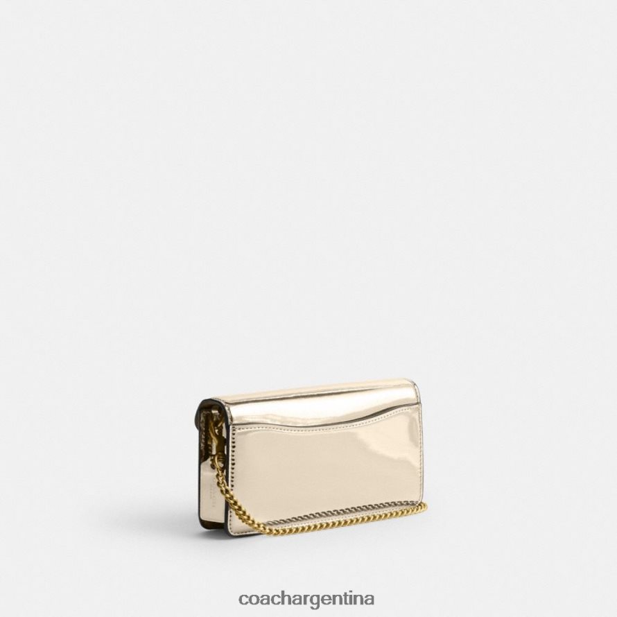 Coach mujer Bandolera Tabby en plateado metalizado b4/oro L82882111