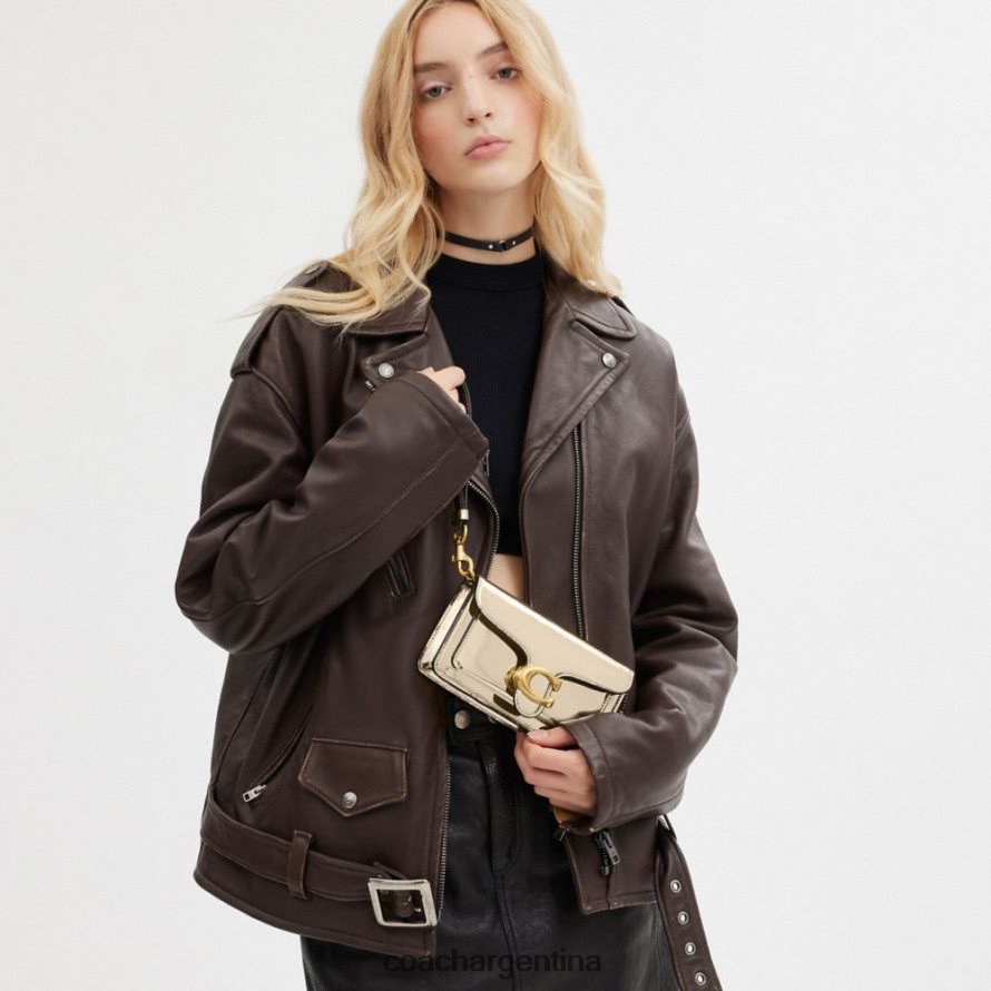 Coach mujer Bandolera Tabby en plateado metalizado b4/oro L82882111