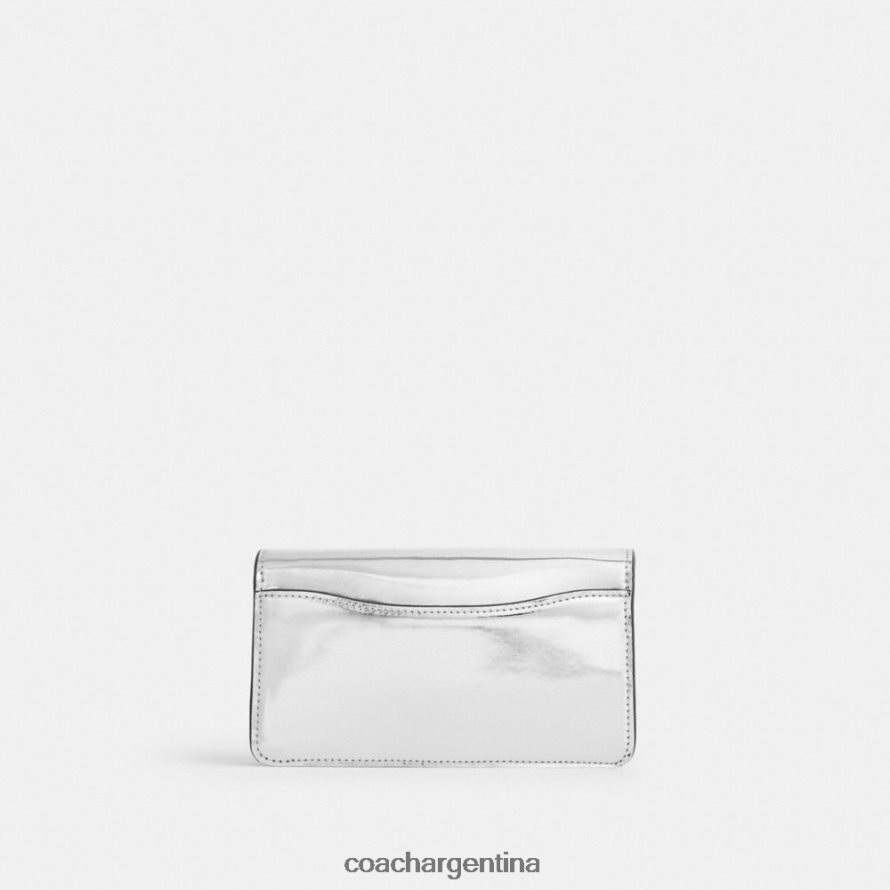 Coach mujer Bandolera Tabby en plateado metalizado izq/plata L82882148