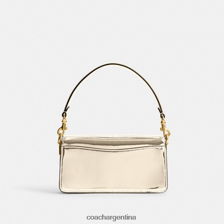 Coach mujer bolso bandolera tabby 20 en plata metalizado b4/oro L82882108