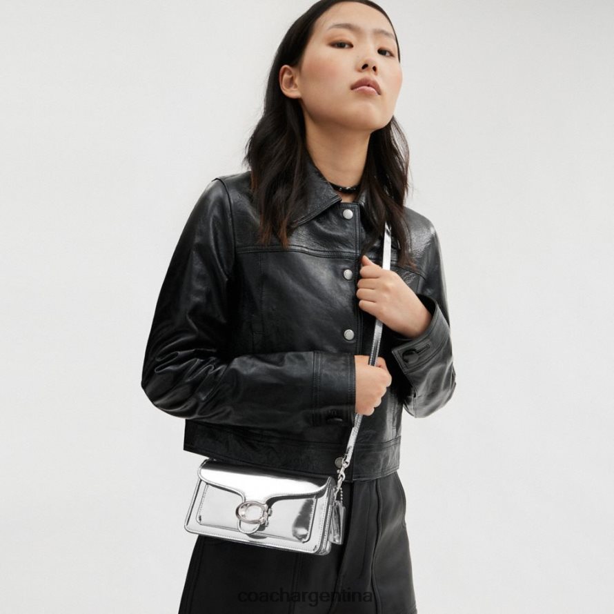 Coach mujer bolso bandolera tabby 20 en plata metalizado izq/plata L82882142