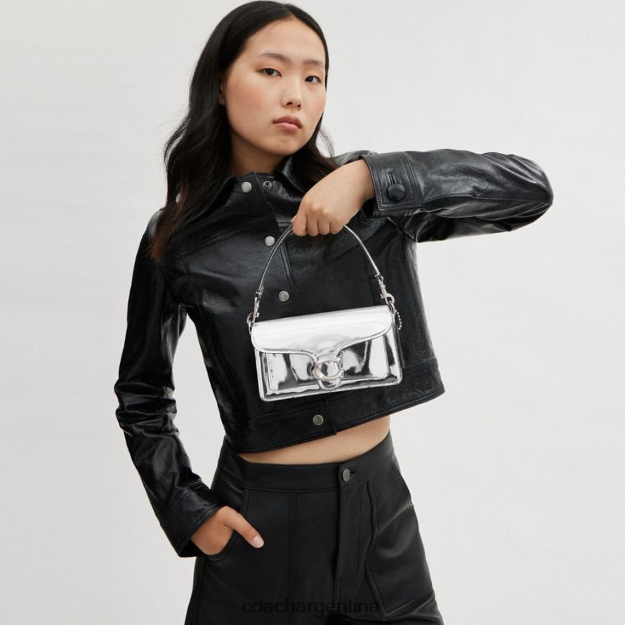 Coach mujer bolso bandolera tabby 20 en plata metalizado izq/plata L82882142