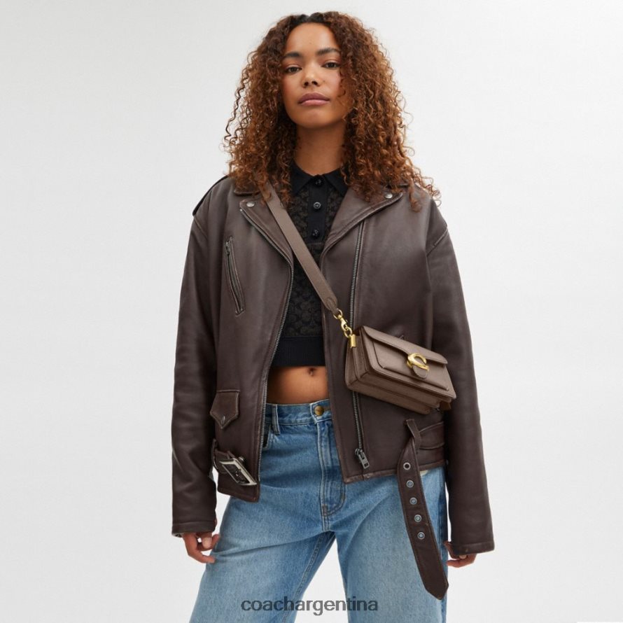 Coach mujer bolso de hombro atigrado 20 b4/piedra oscura L82882138