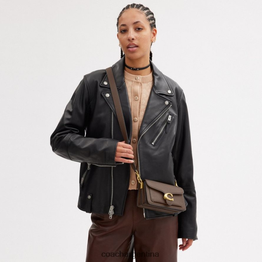 Coach mujer bolso de hombro atigrado 20 b4/piedra oscura L82882138