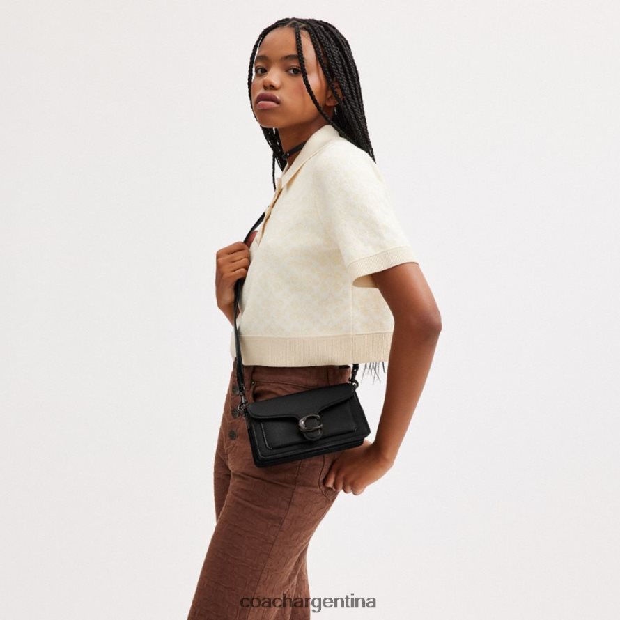 Coach mujer bolso de hombro atigrado 20 v5/negro L82882139