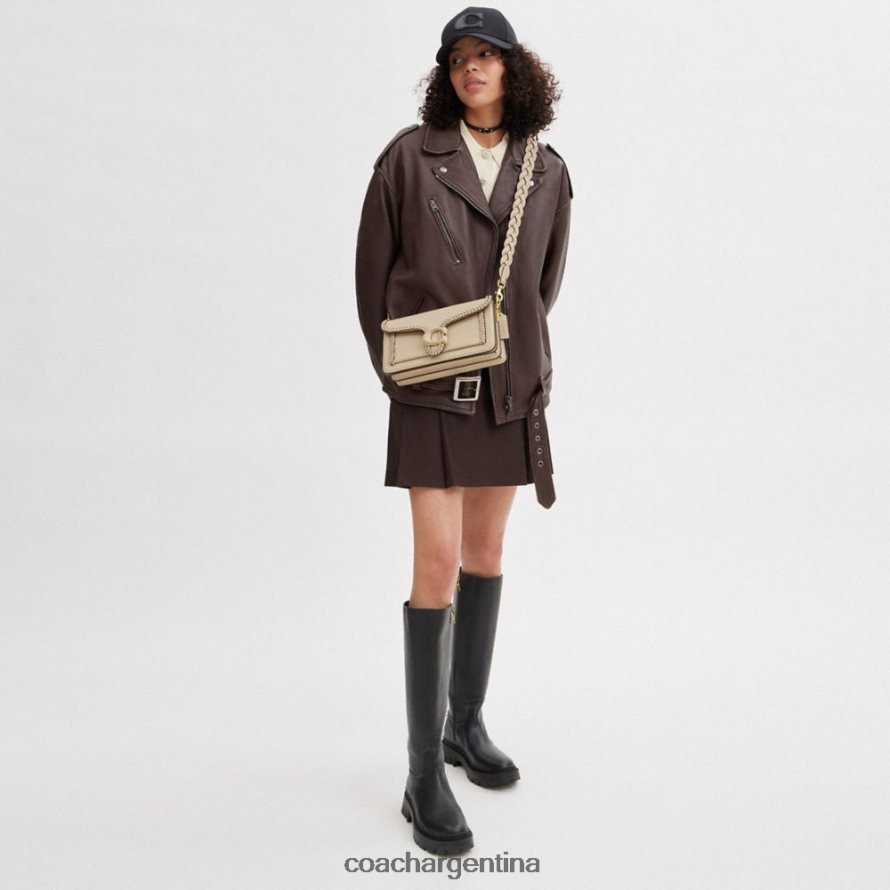 Coach mujer bolso de hombro atigrado 26 b4/marfil L82882149