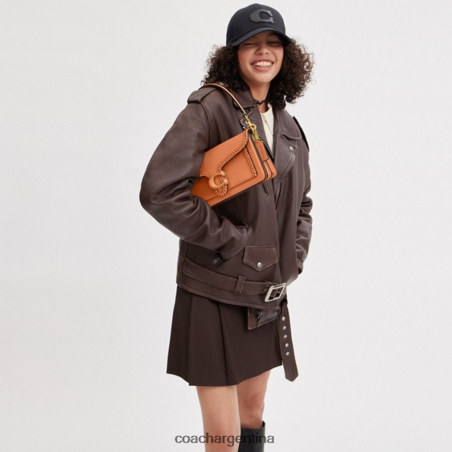 Coach mujer bolso de hombro atigrado 26 b4/naranja descolorido L82882150