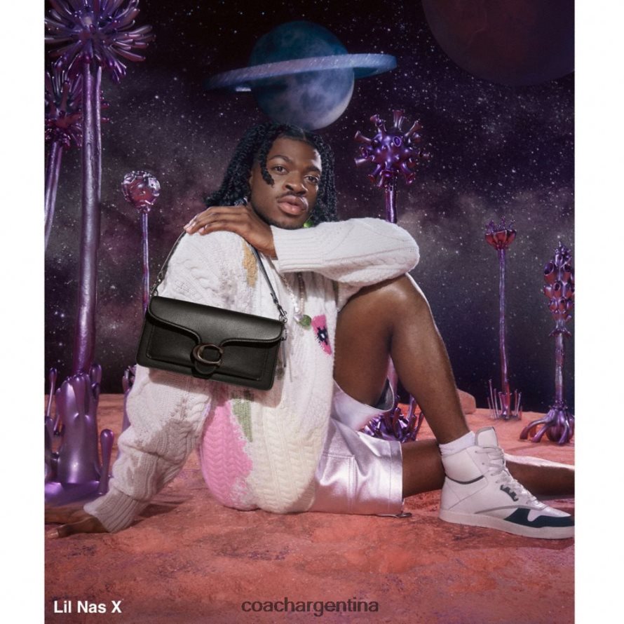 Coach mujer bolso de hombro atigrado 26 v5/negro L82882166