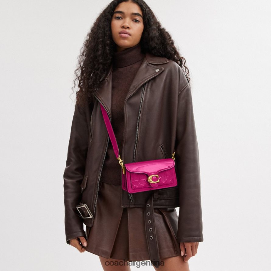 Coach mujer bolso de hombro tabby 20 en piel de firma b4/magenta L82882146