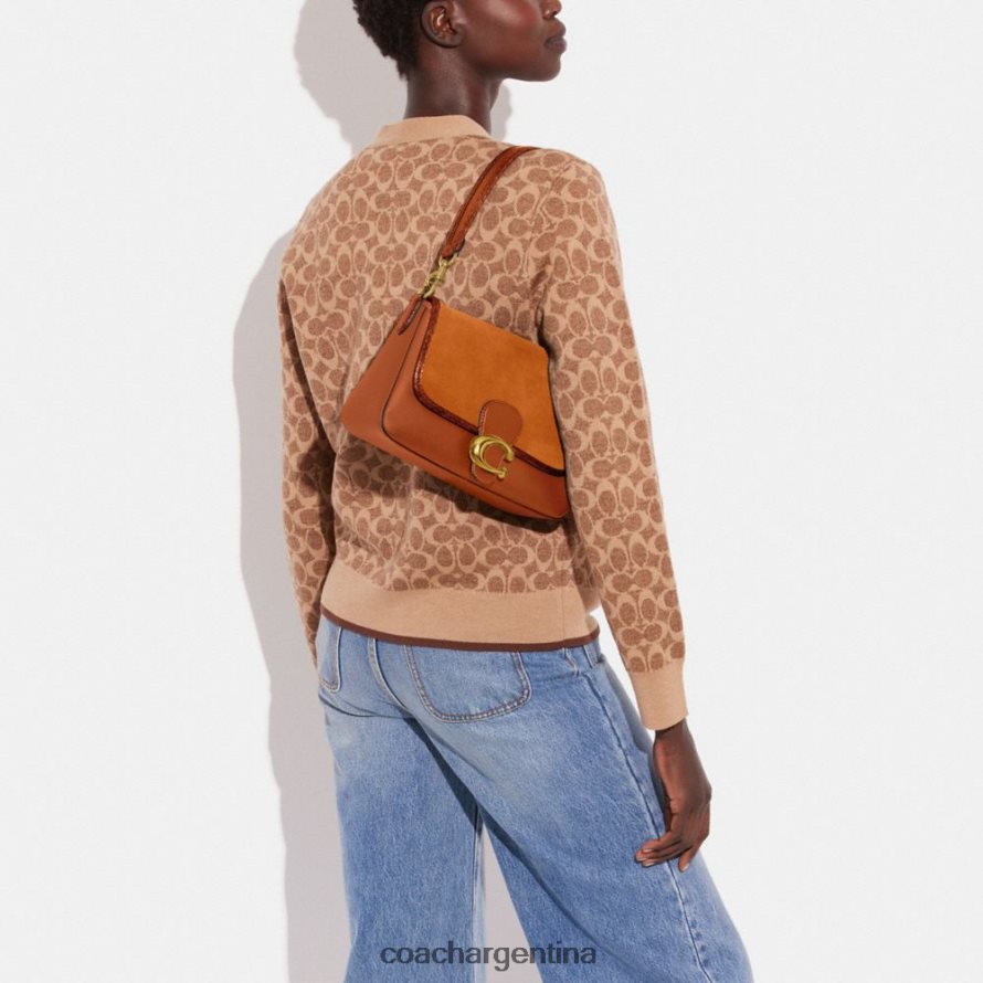 Coach mujer bolso de hombro tabby suave con detalle de piel de serpiente b4/ámbar bruñido L82882120