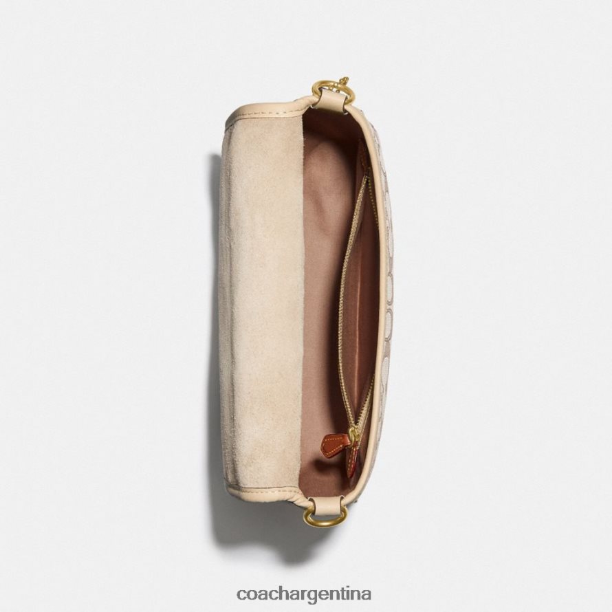 Coach mujer bolso de hombro tabby suave en jacquard característico b4/piedra marfil L82882128