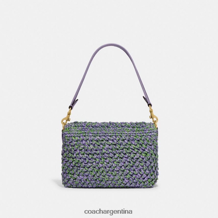 Coach mujer bolso de hombro tipo tabby suave b4/morado claro/verde suave L82882135