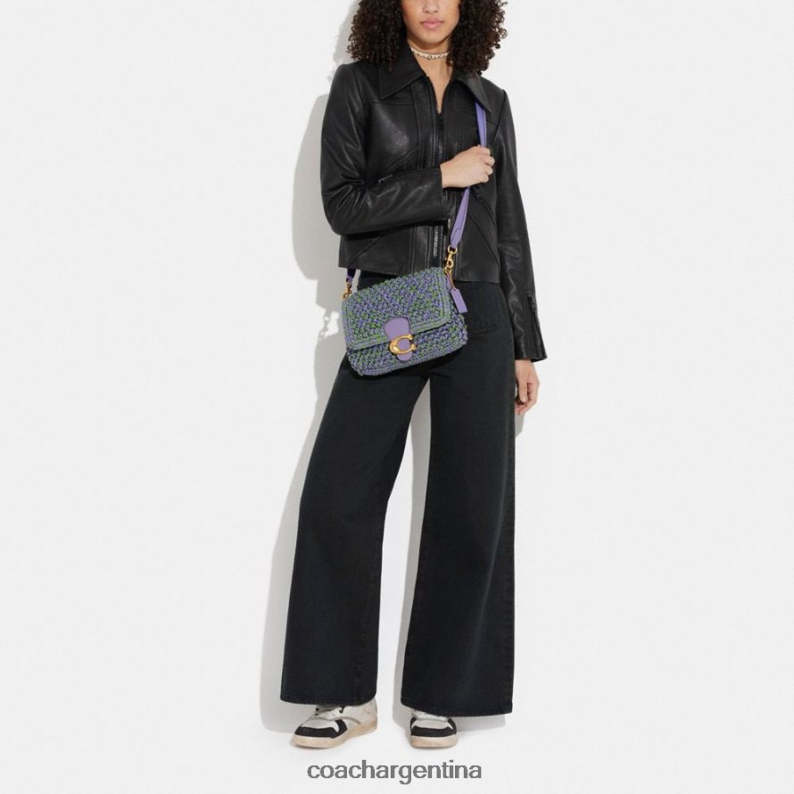 Coach mujer bolso de hombro tipo tabby suave b4/morado claro/verde suave L82882135