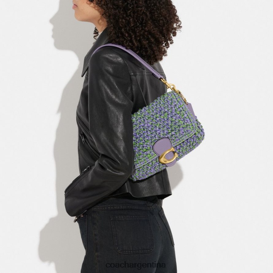 Coach mujer bolso de hombro tipo tabby suave b4/morado claro/verde suave L82882135
