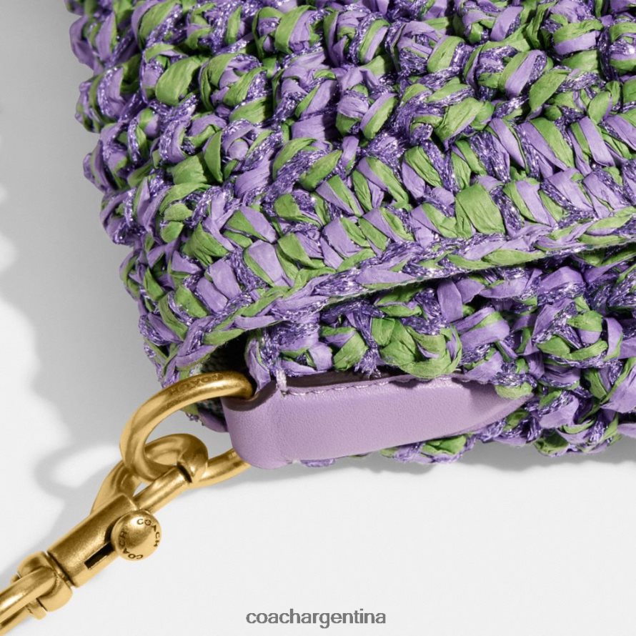 Coach mujer bolso de hombro tipo tabby suave b4/morado claro/verde suave L82882135